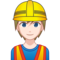 Construction Worker - Light emoji on Emojidex